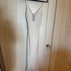 RESA Berri Slip Dress in Ivory
